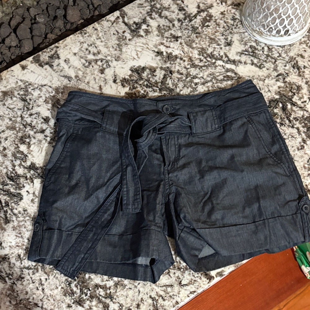 Stylish denim color Women's Shorts